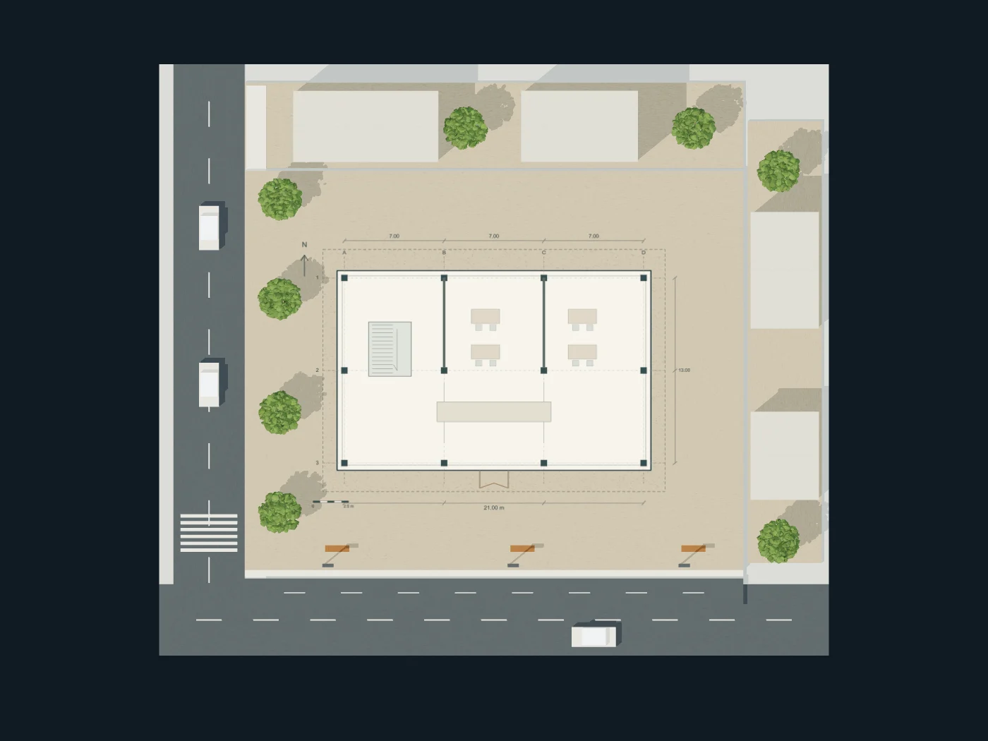 Site & plan
